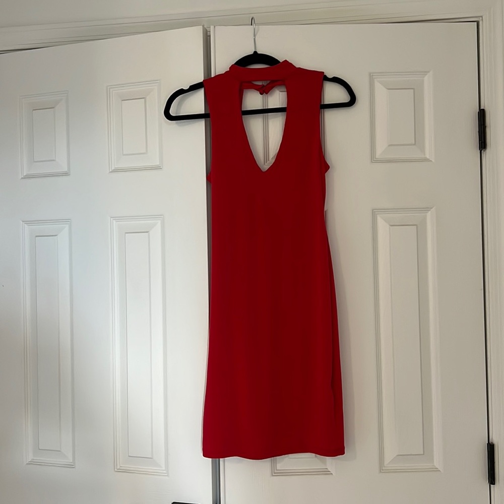 Red dress